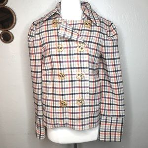 Marc Jacobs Plaid Wool Coat-Medium